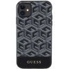 Guess GUHMN61HGCFSEK iPhone 11 / Xr 6.1czarny/black hardcase GCube Stripes MagSafe